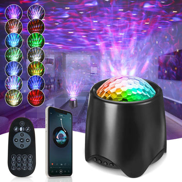 Lampe de projection à LED avec étoiles lumineuses